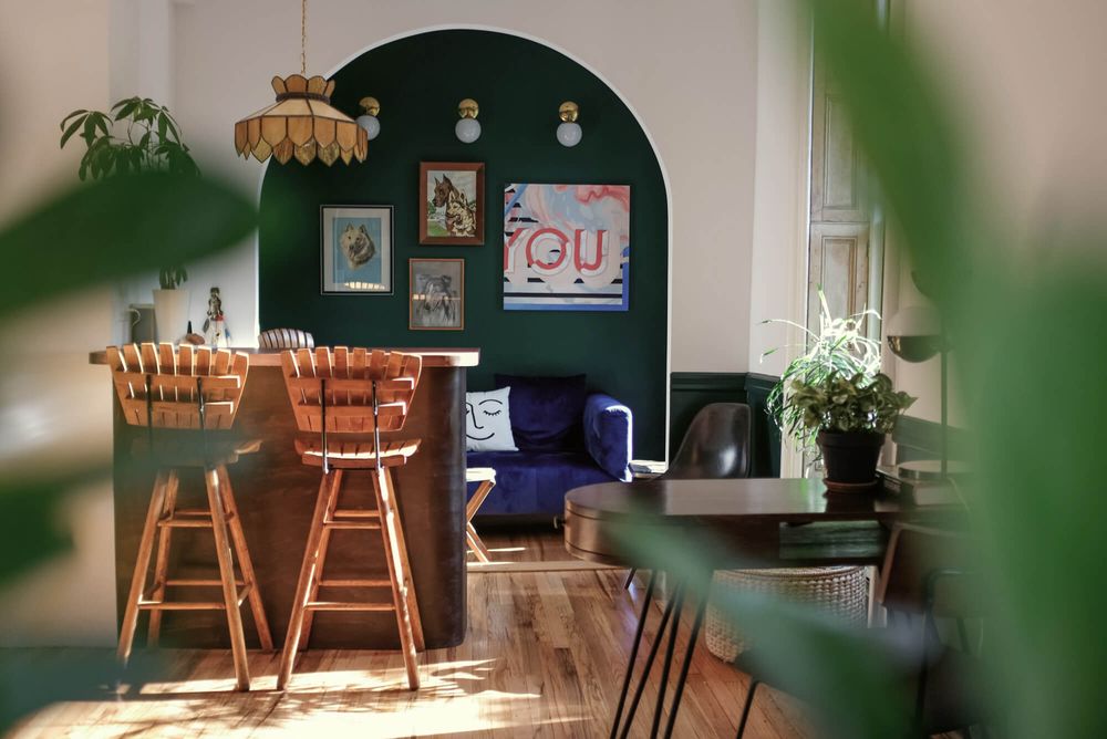 The inside of Design Town